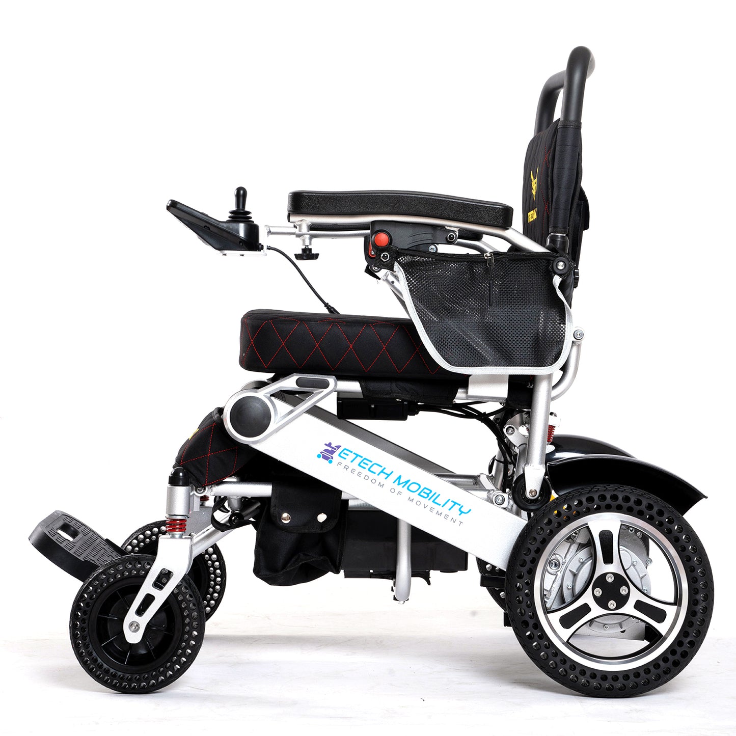 Lightweight Foldable Power Electric Wheelchair With Carer Remore Control