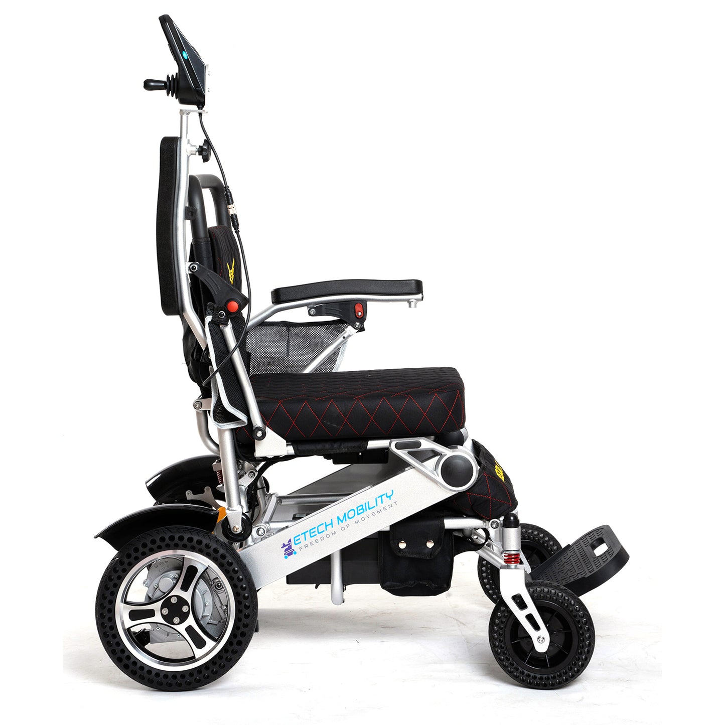 Lightweight Foldable Power Electric Wheelchair With Carer Remore Control