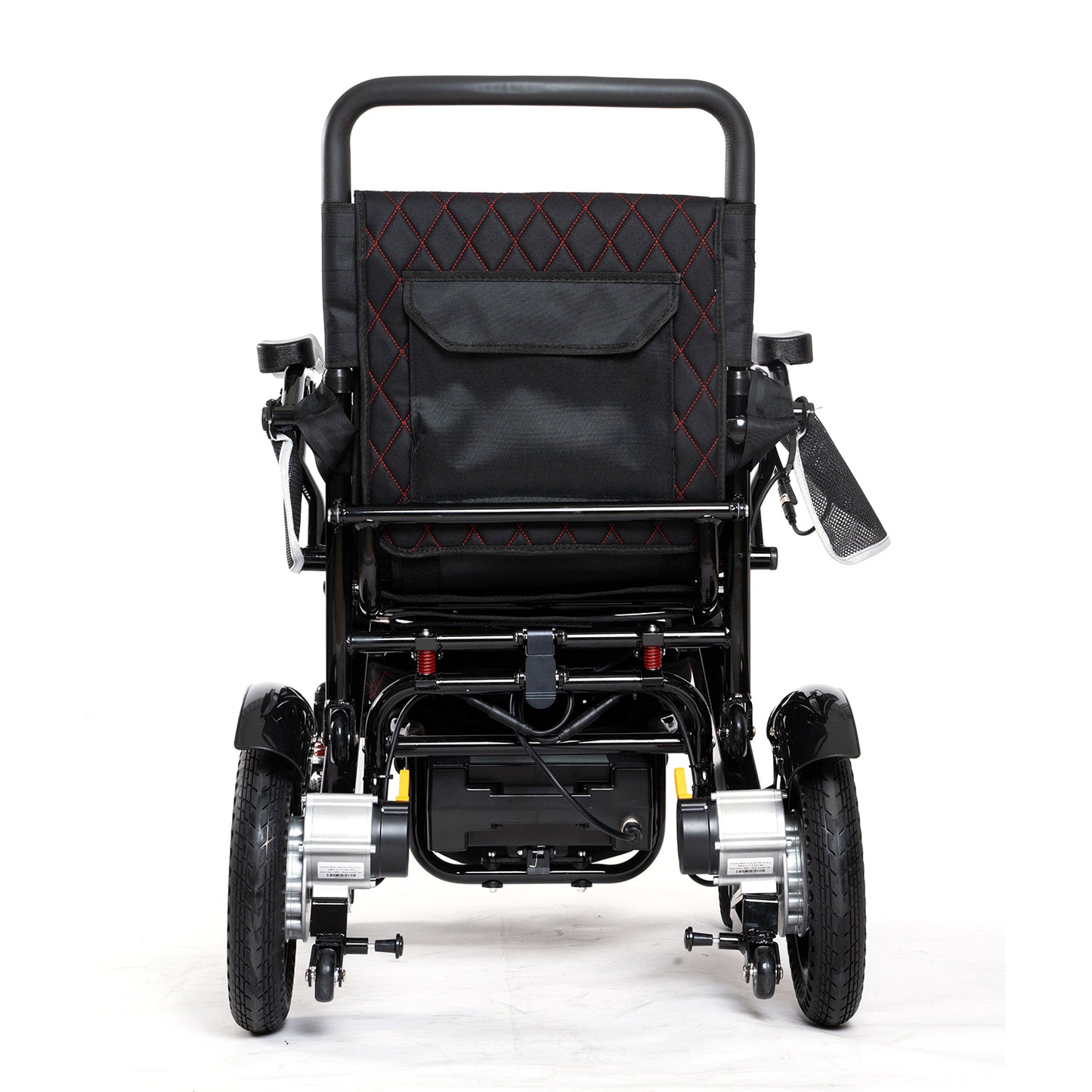 Folding Power Wheelchair Lightweight Electric Wheelchairs With Premium Fabric Cushion