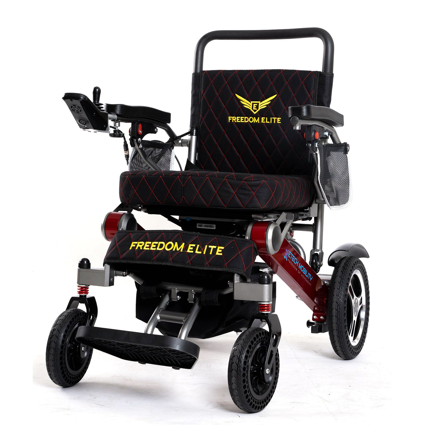 Etech Mobility Electric Wheelchair Heavy Duty Extended Battery Range Up To 25 Miles