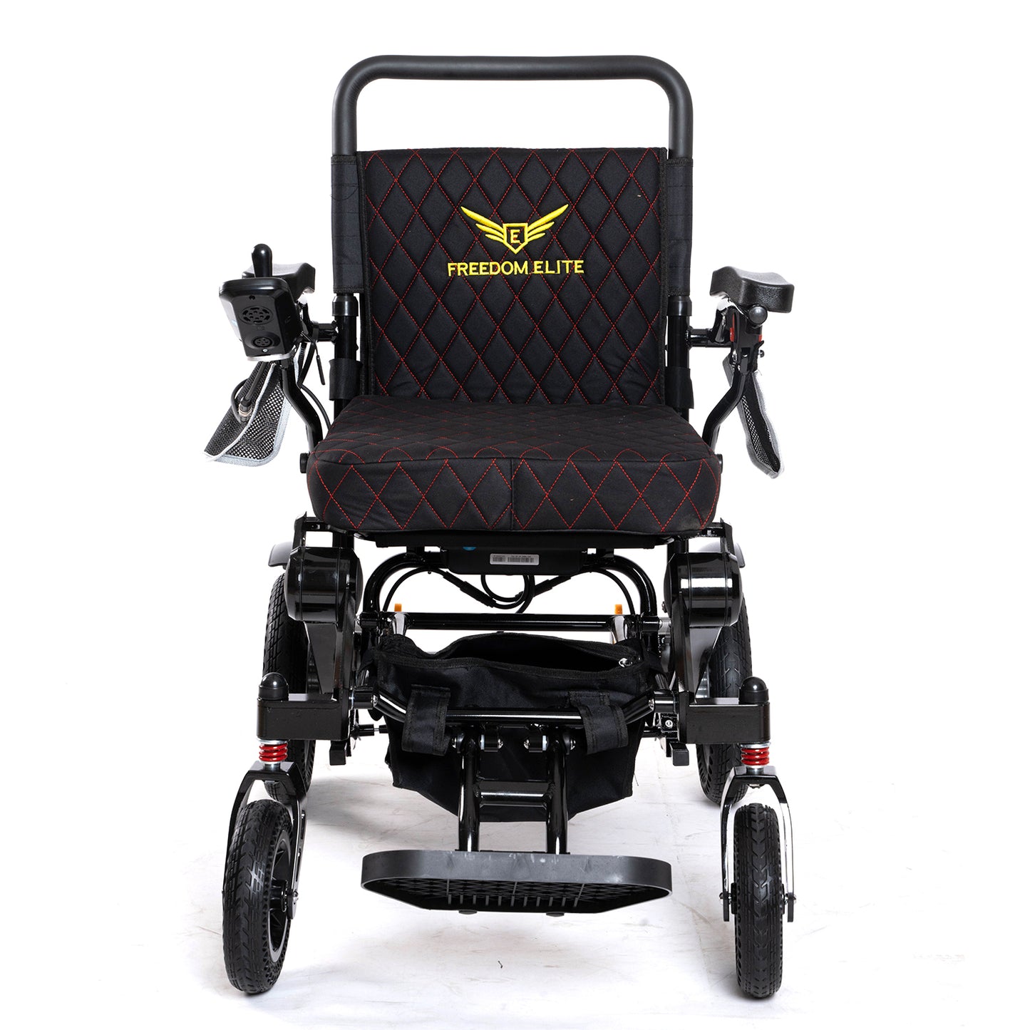 Folding Power Wheelchair Lightweight Electric Wheelchairs With Premium Fabric Cushion