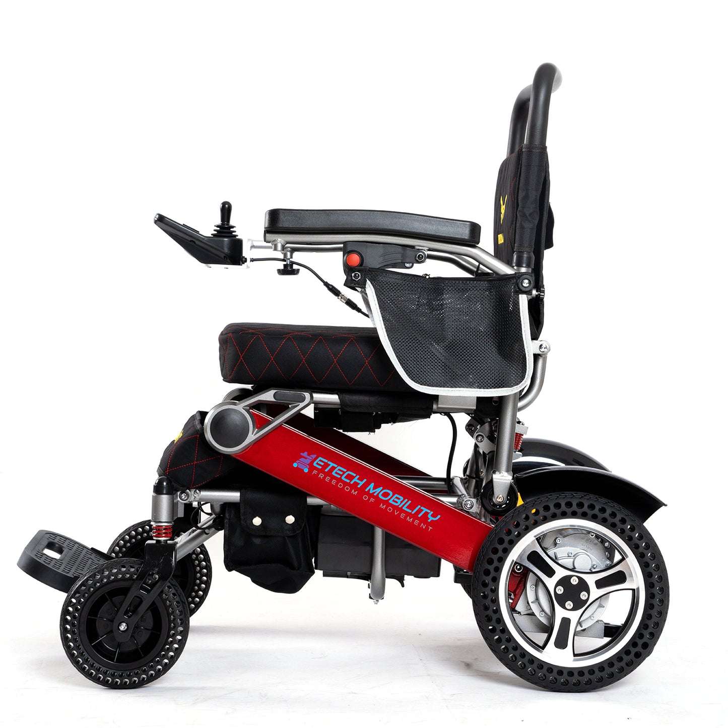 Etech Mobility Electric Wheelchair Heavy Duty Extended Battery Range Up To 25 Miles