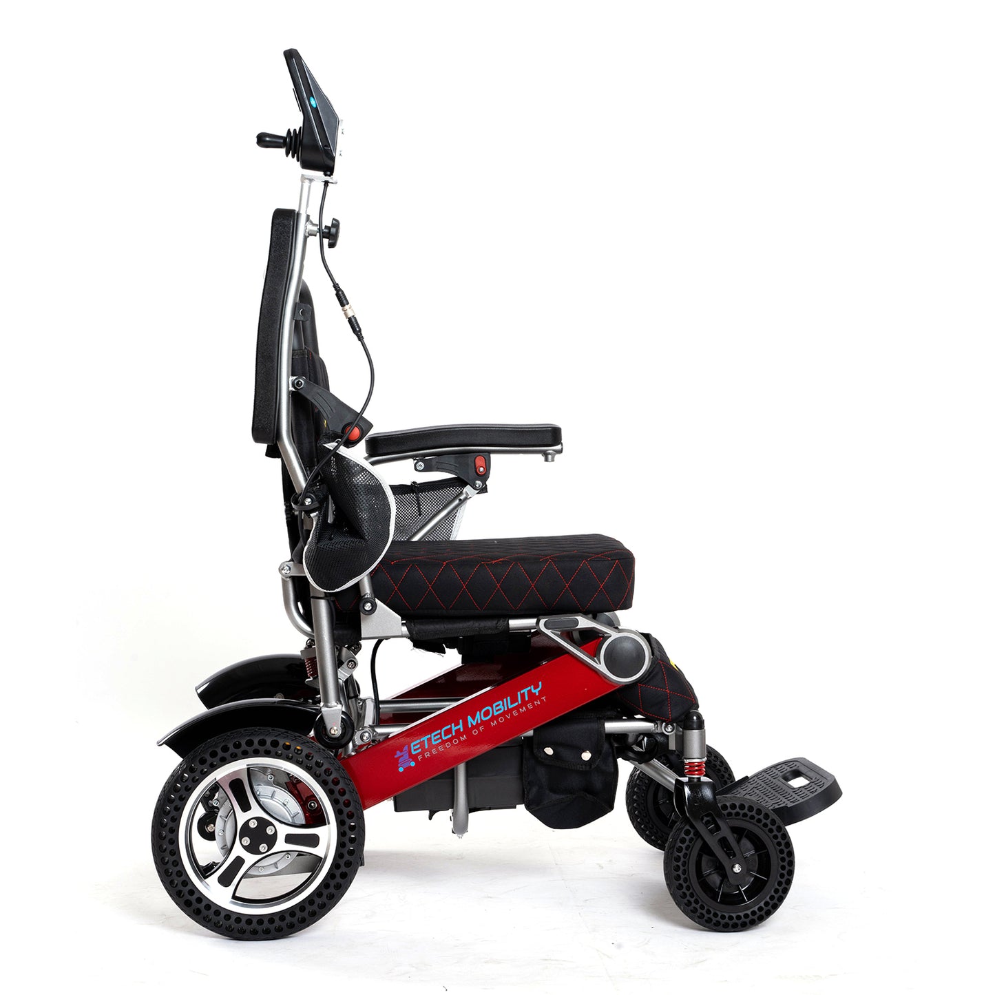 Etech Mobility Electric Wheelchair Heavy Duty Extended Battery Range Up To 25 Miles